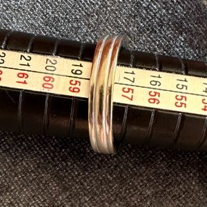 Men’s ring 14 K white gold